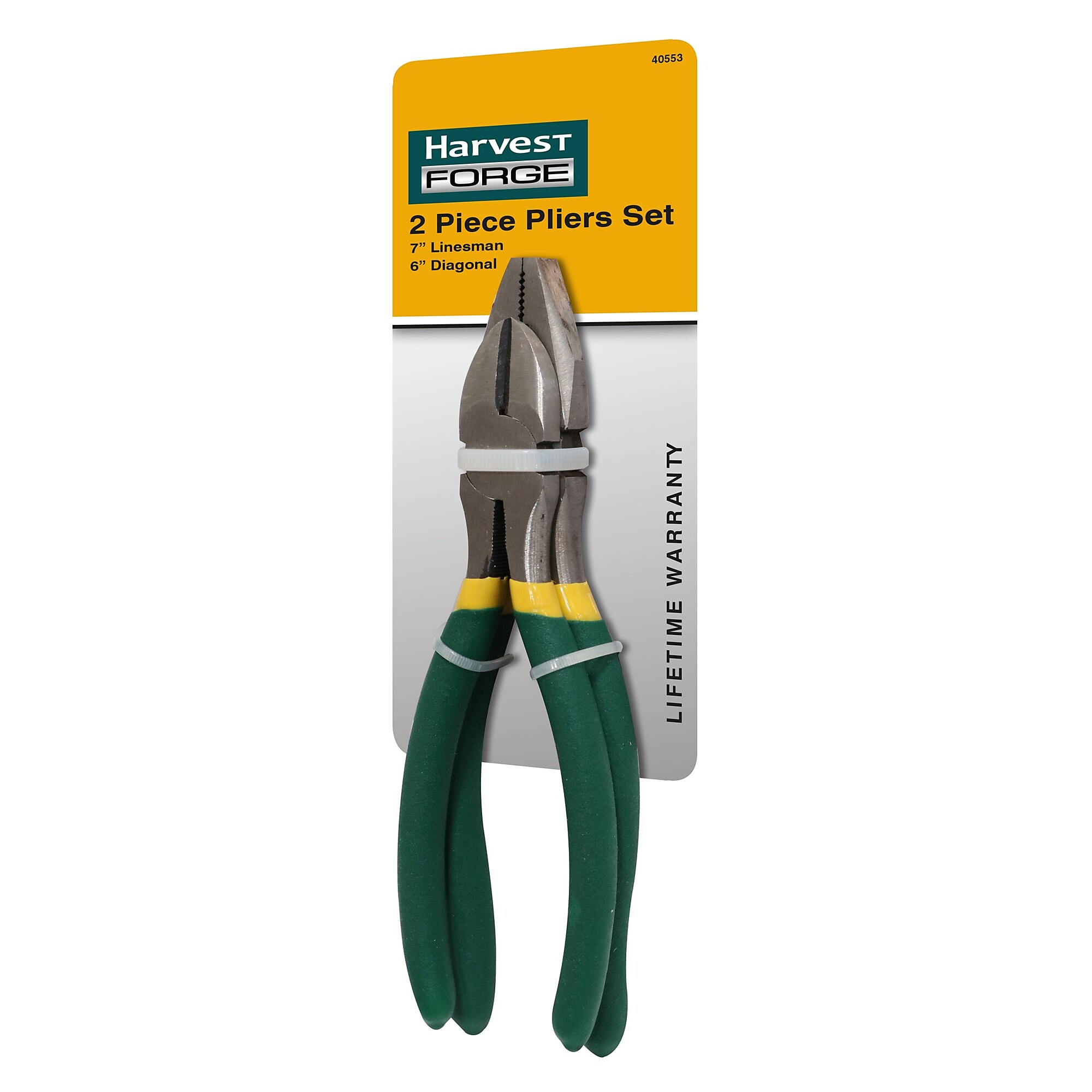 Harvest Forge,  2-piece Diagonal and Linesman Pliers, Model # 40553
